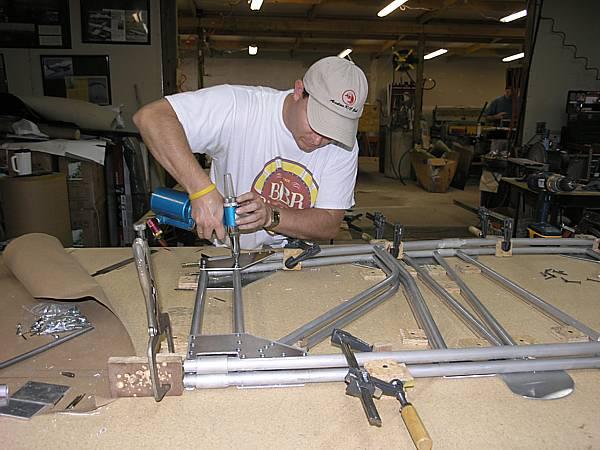 fuselage.jpg - Working on the fusleage - Day 1 - Robert's Bull Whip Session